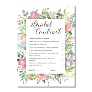 A2 Floral Wreath Wedding Contract 2