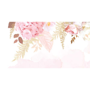 Blush Pink Hydrangea Wedding Banner | PVC Banner 4