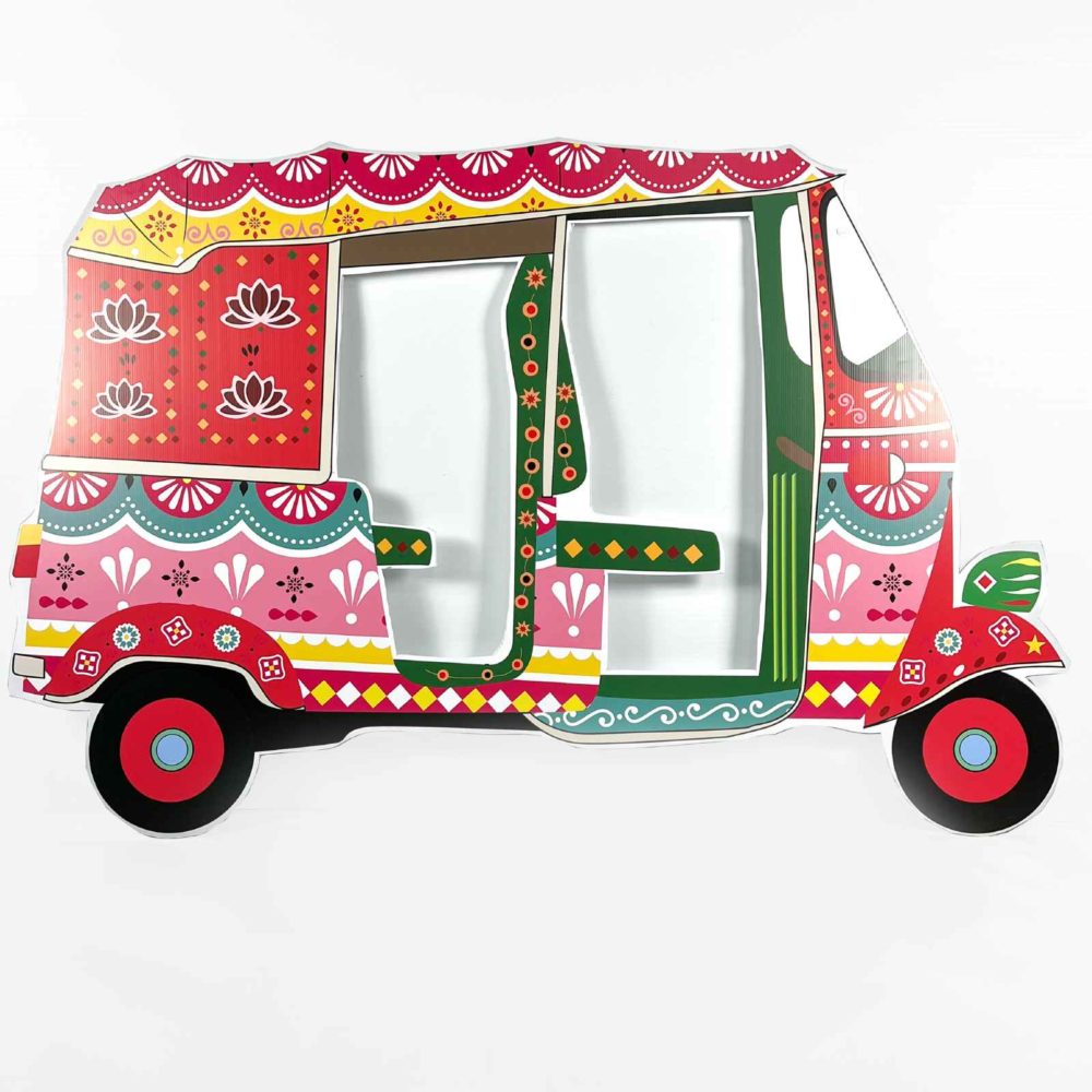 Pakistani Rickshaw Wedding Photobooth Prop | Desi Photobooth Prop