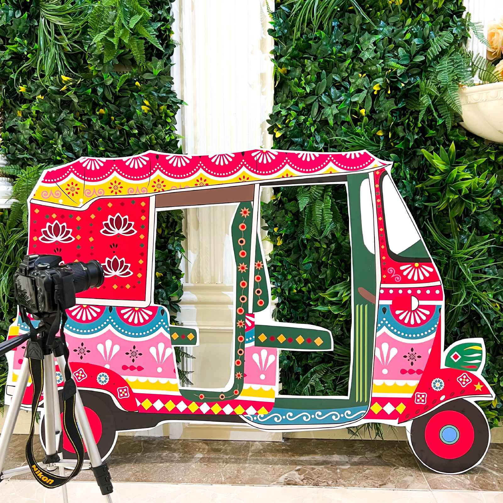 Pakistani Rickshaw Wedding Photobooth Prop | Desi Photobooth Prop 2