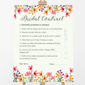 A2 Wildflowers Wedding Contract 2