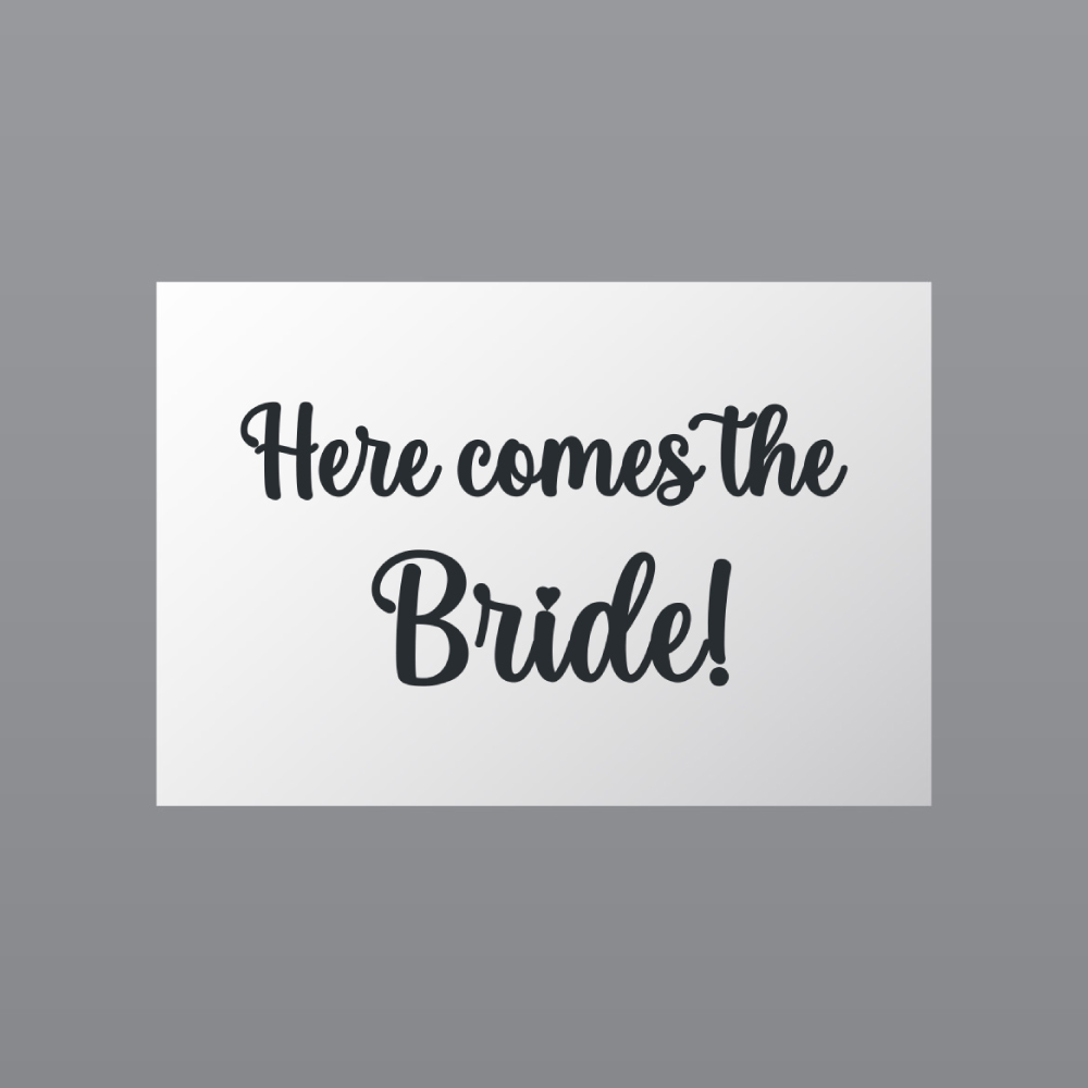 A2 Vinyl Plotted and Foamex Personalised Bridal Party Sign | Bridal Party Signage | Design B 3