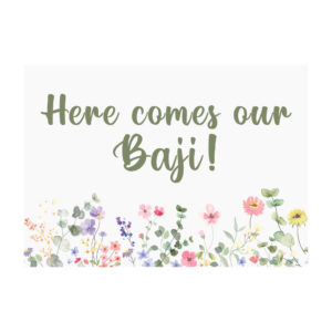 Vinyl Sticker ONLY | Watercolour Spring Design