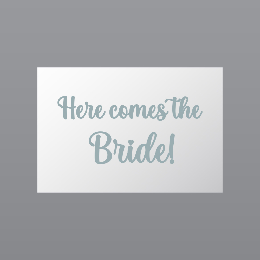 A2 Vinyl Plotted and Foamex Personalised Bridal Party Sign | Bridal Party Signage | Design B 2