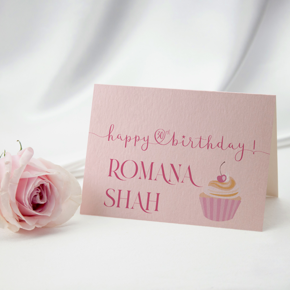 Table Name Place Cards | A6 Folded Afternoon Tea Soiree Birthday Name Place Cards