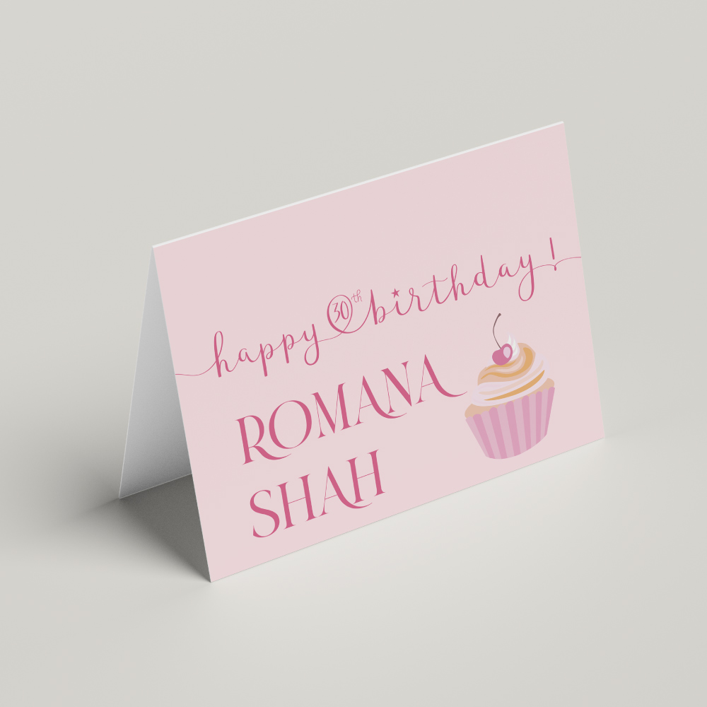 Table Name Place Cards | A6 Folded Afternoon Tea Soiree Birthday Name Place Cards 3