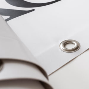 PVC Banner Material. Eyelets 1