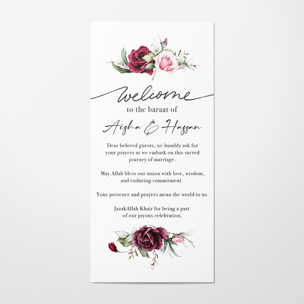 DL Rose Bouquet Prayer Cards | Thank You Cards 2