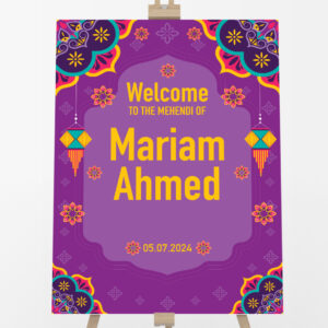 Bold Festival Vinyl Sticker And Foamex Wedding Welcome Sign