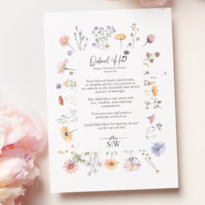 A6 Garden Flowers Duaa Cards 4