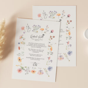 A6 Garden Flowers Duaa Cards