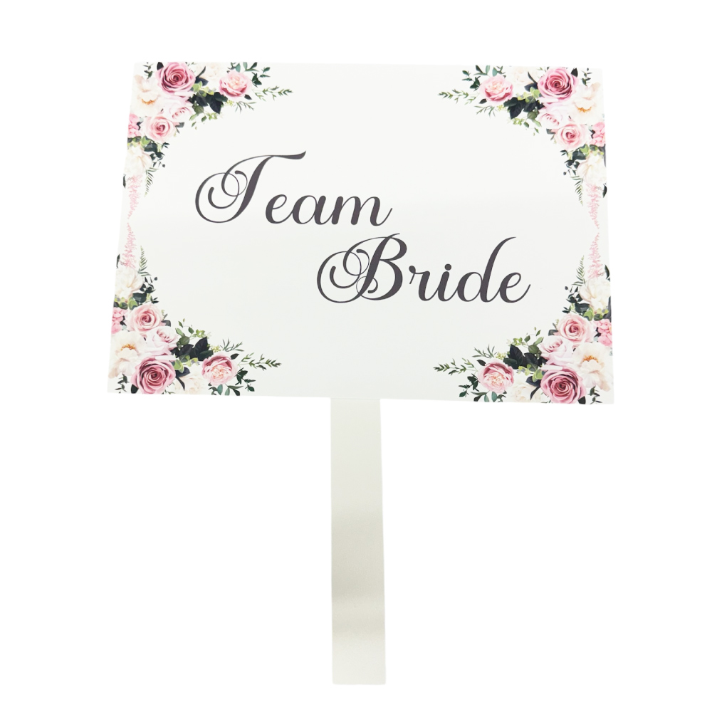 Pay Up Mister Signs | Wedding Gate Signs & PVC Banner Bundle | Blush Pink Floral Frame Design 9