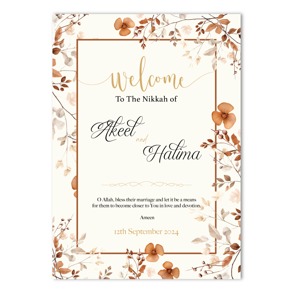 Vinyl Sticker ONLY | Autumn Bloom Design Vinyl Sticker ONLY | Autumn Bloom Design
