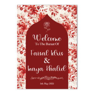 Vinyl Sticker ONLY | Scarlet Leaves Design