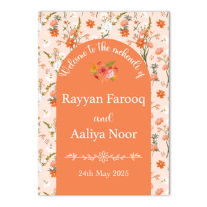 Vinyl Sticker ONLY | Warm Harvest Floral Design