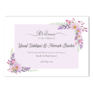 Vinyl Sticker ONLY | Lavender Flower Border Design 1