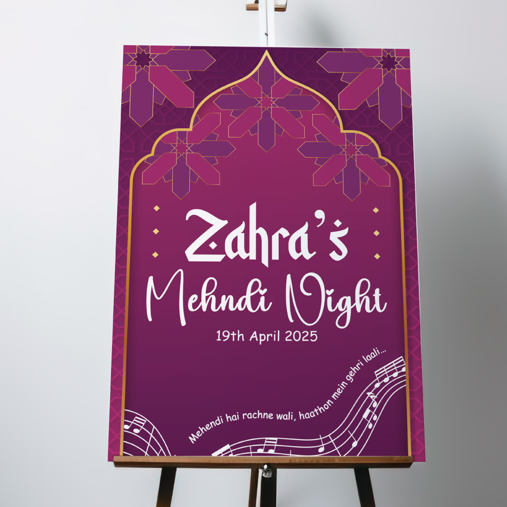 Personalised Purple Musical Celebration Arch Vinyl Sticker And Foamex Wedding Welcome Sign Personalised Purple Musical Celebration Arch Vinyl Sticker And Foamex Wedding Welcome Sign