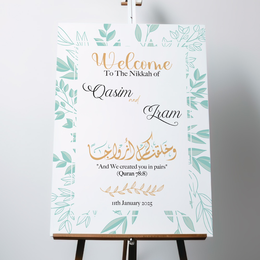 Personalised Whispers of Nature Vinyl Sticker And Foamex Wedding Welcome Sign Personalised Whispers of Nature Vinyl Sticker And Foamex Wedding Welcome Sign