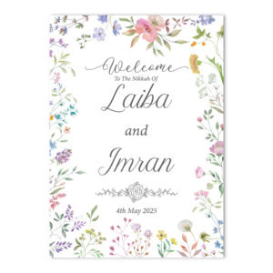 Vinyl Sticker ONLY | Personalised Ethereal Garden Design