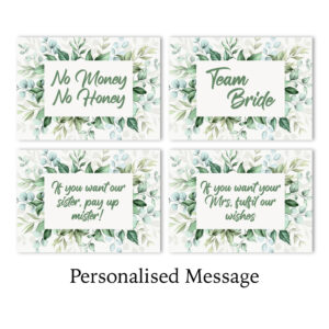 Vinyl Sticker ONLY | Minimum Order 4 Stickers | Green Leaves Design
