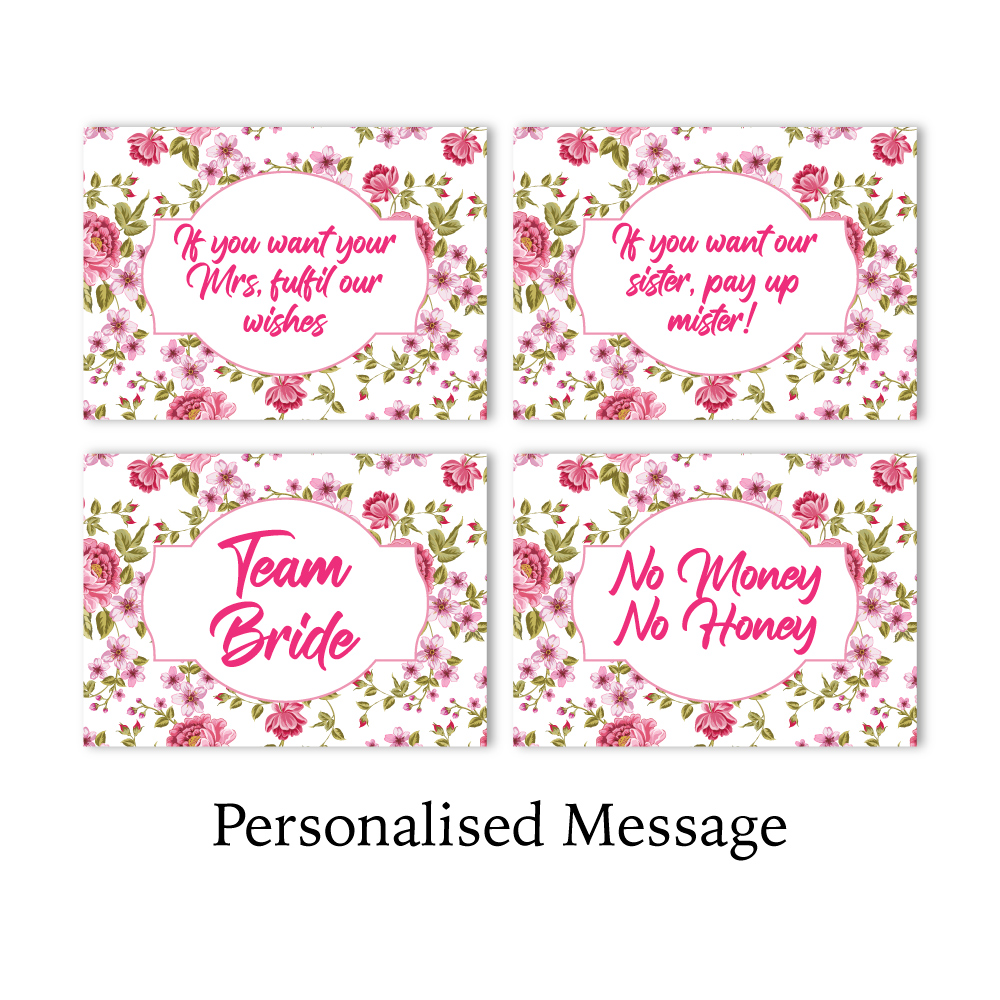 Vinyl Sticker ONLY | Minimum Order 4 Stickers | Vintage Pink Floral Design Vinyl Sticker ONLY | Minimum Order 4 Stickers | Vintage Pink Floral Design