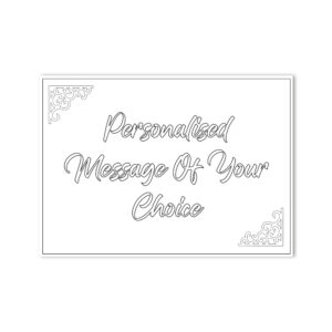 A4 Vinyl Sticker Bridal Party Signage | Design A 2