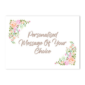 Vinyl Sticker ONLY | Minimum Order 4 Stickers | Floral Bouquet Design 2