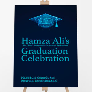 Graduation SystemReady Design Welcome Board | 5mm Thick Premium Quality Acrylic Sign OR 5mm Foam Board