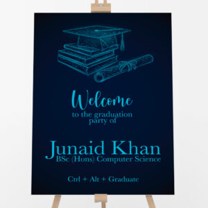 Graduation NextGen Ready Design Welcome Board | 5mm Thick Premium Quality Acrylic Sign OR 5mm Foam Board