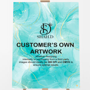 Customer Own Artwork Welcome Board | 5mm Thick Premium Quality Acrylic Sign OR 5mm Foam Board