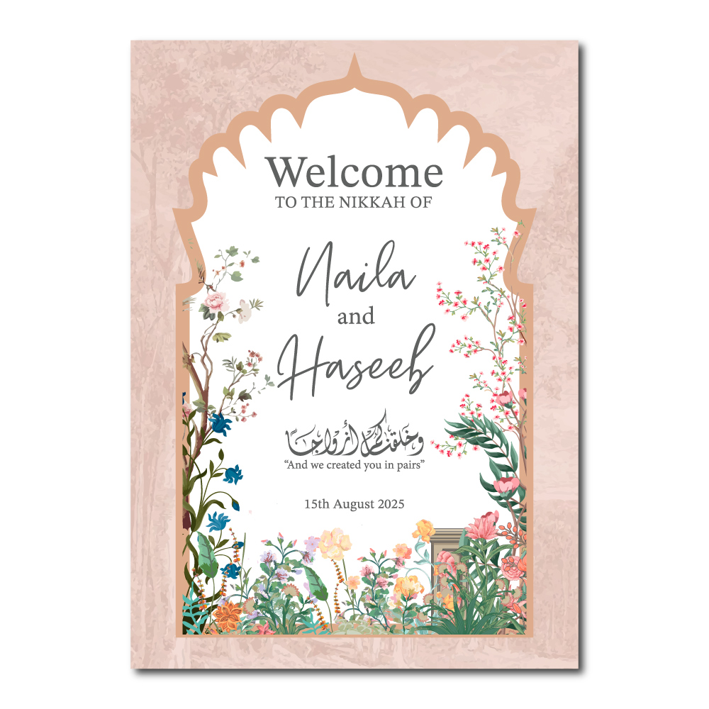 Vinyl Sticker ONLY | Personalised Garden of Whimsy Design | Vinyl Sticker