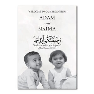 Vinyl Sticker ONLY | Personalised The Start Of Forever Design | Vinyl Sticker