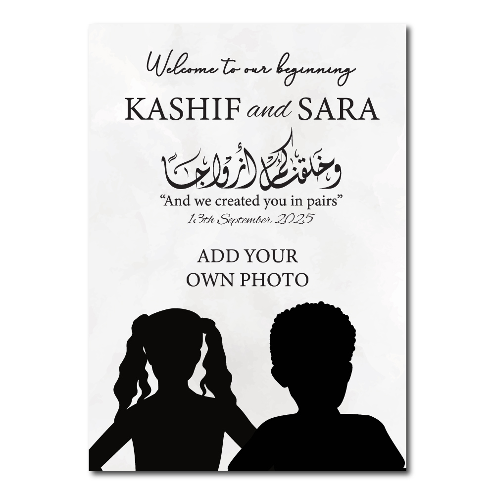 Vinyl Sticker ONLY | Personalised Our Story Begins Design | Vinyl Sticker