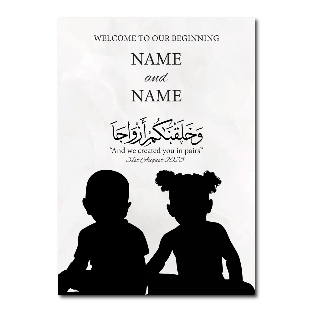 Vinyl Sticker ONLY | Personalised The Start Of Forever Design | Vinyl Sticker 1