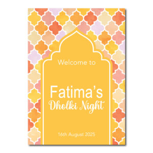 Vinyl Sticker ONLY | Personalised Riad Romance Design | Vinyl Sticker